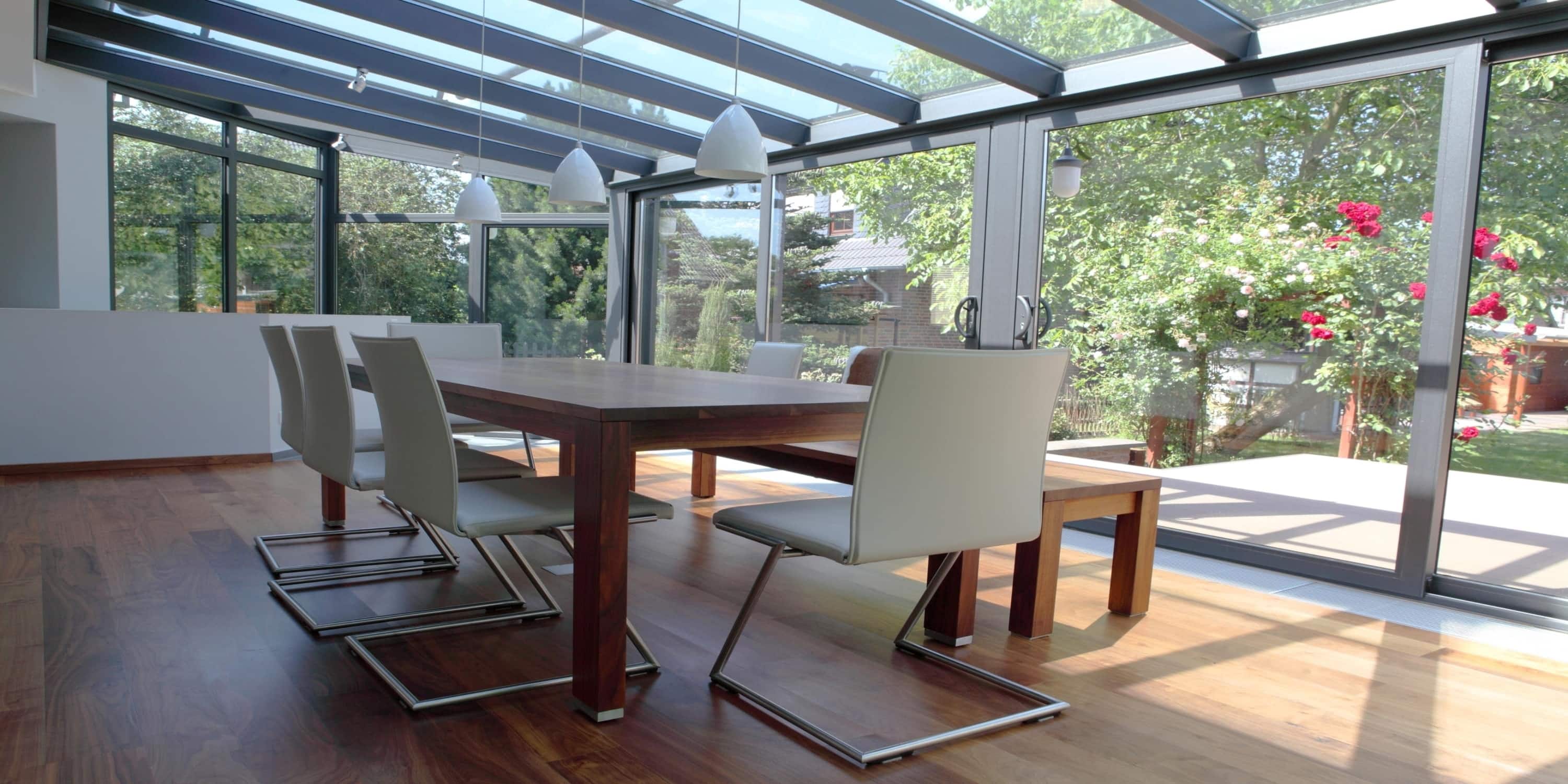 luxe serre aan huis